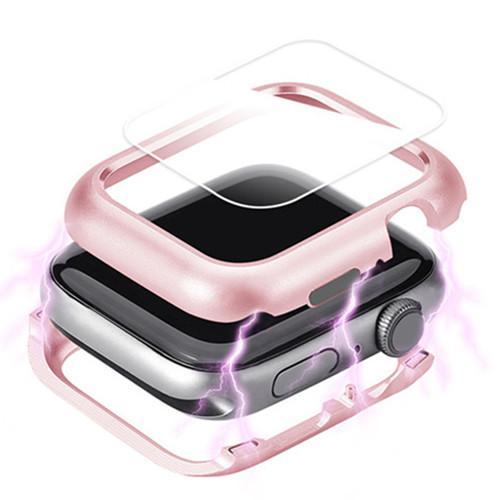 Magnetic cover For Apple Watch case apple watch 4 5 44mm/40mm iwatch band screen protector protective glass