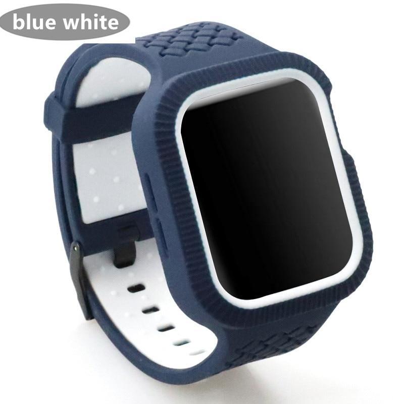 Weave case+strap For apple watch band pulseira apple watch 5 4 band 44 mm/40mm iwatch band 4 5 correa bracelet watchband belt