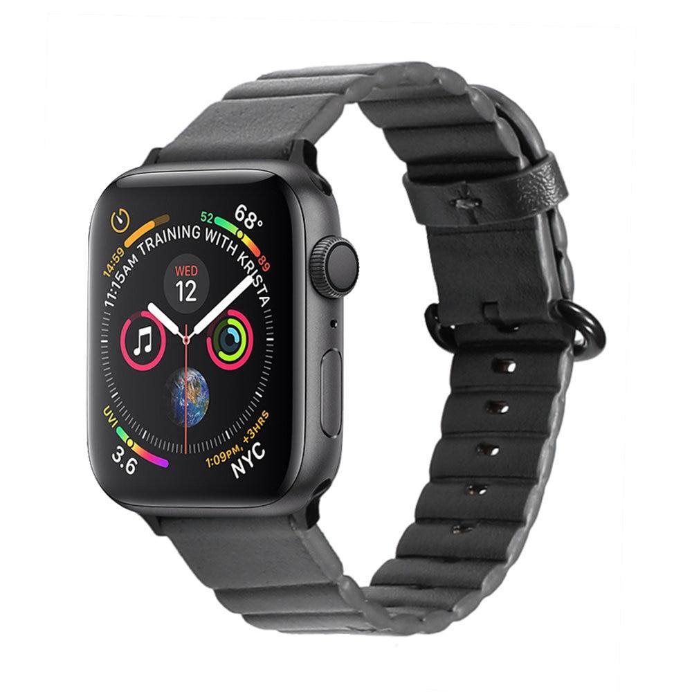 Leather loop strap For Apple watch 5 4 3 band 44mm 40mm iwatch band 38mm 42mm correa Genuine leather belt watchband bracelet
