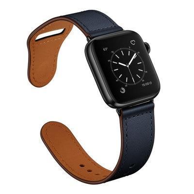 Leather strap For apple watch band pulseira apple watch 5 4 3  band 44mm/40mm iwatch band 42mm/38mm correa bracelet watchband