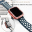 Bumper For Apple watch Case cover Apple watch 5 4 44mm 40mm 42mm 38mm Double Diamond Protector case iWatch 3 2 1 Accessories 40