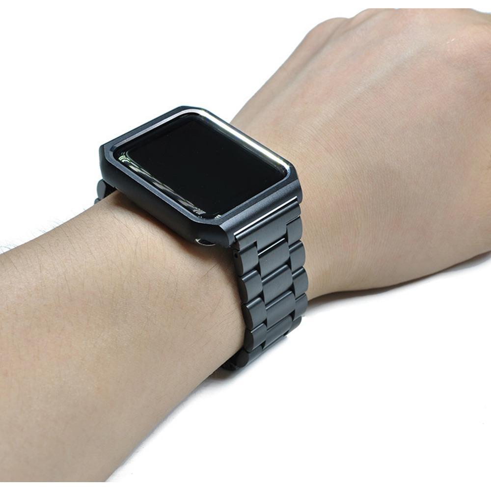 Case+strap for Apple watch band 4 44mm 40mm iWatch 3 band 42mm/38 mm Stainless steel metal bracelet watchband+watch case cover