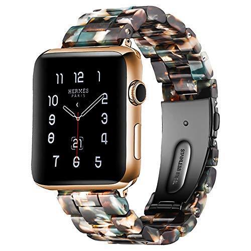 Resin strap For Apple watch band 44 mm 40mm iwatch band 42mm 38mm stainless steel buckle Watchband bracelet Apple watch 5 4 3 21
