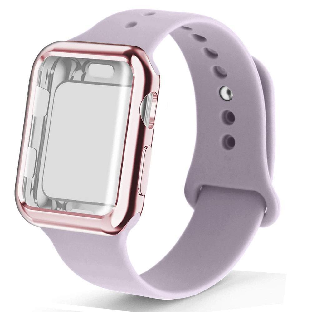 Case+strap For apple watch band apple watch 5 4 3 band 44mm 40mm 42mm 38mm iwatch band 5 correa bracelet watchband Belt