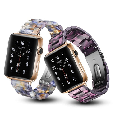 Resin strap For Apple watch band 44 mm 40mm iwatch band 42mm 38mm stainless steel buckle Watchband bracelet Apple watch 5 4 3 21
