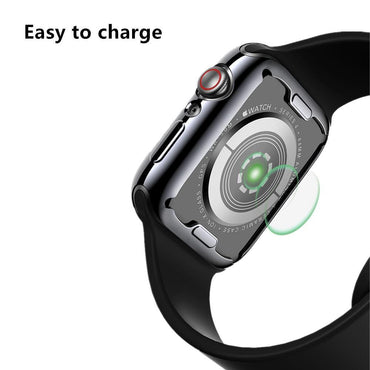 Cover Case For Apple Watch band 44mm/40mm apple watch 5 4 3 band 42mm/38mm iwatch screen protector silicone protective bumper
