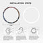 Diamond Case For Samsung Galaxy Watch 42mm case ring protector cover Sport fashion Adhesive Metal bumper Accessories 42 colorful