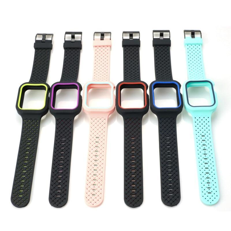 weave case+strap For apple watch band pulseira apple watch 5 4 band 44 mm/40mm iwatch band 4 5 correa bracelet watchband belt