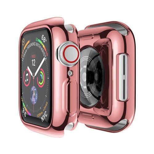 Cover Case For Apple Watch band 44mm/40mm apple watch 5 4 3 band 42mm/38mm iwatch screen protector silicone protective bumper