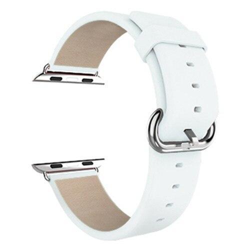 Leather strap For Apple Watch band pulseira apple watch 4 3 5 band 44mm/40mm 42mm/38mm correa iwatch band Classic Bracelet