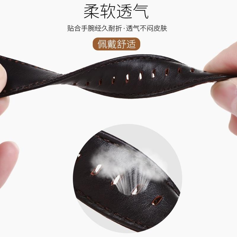 Genuine Leather strap For Apple watch band apple Watch 5 4 44mm 40mm correct iwatch band 3 2 1 42mm 38mm bracelet watchband