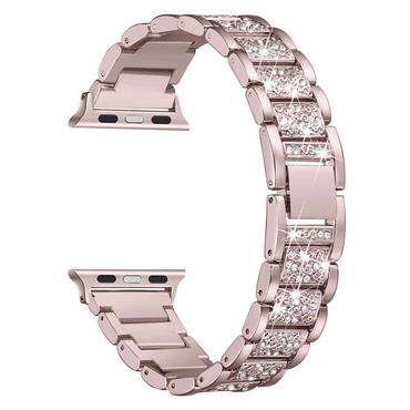 Diamond Strap For Apple Watch band 40mm/44mm correa iwatch band 42mm/38mm apple watch 5 4 3 2 1  stainless steel bracelet belt