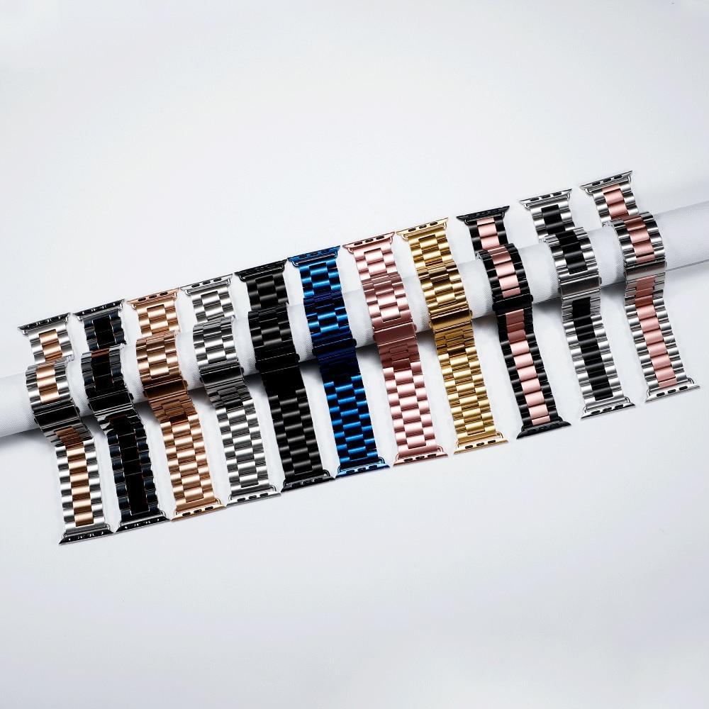 Strap For Apple Watch band 44mm/40mm apple watch 5 4 3 band iwatch band 42mm/38mm Stainless Steel correa Bracelet watchband