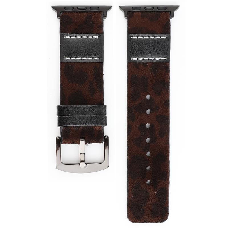 Genuine Leather strap for Apple watch band 44 mm 40mm iwatch band 42mm 38mm Leopard bracelet watchband for Apple watch 4 3 2 1