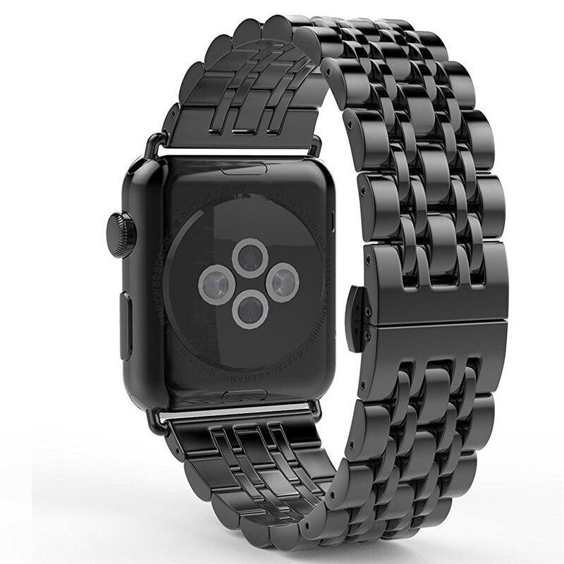 Carbon fiber Case+Strap For Apple Watch band 44mm 40mm apple watch 5 4 3 42mm/38mm iwatch band correa Stainless Steel watchband