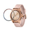 Diamond Case For Samsung Galaxy Watch 42mm case ring protector cover Sport fashion Adhesive Metal bumper Accessories 42 colorful