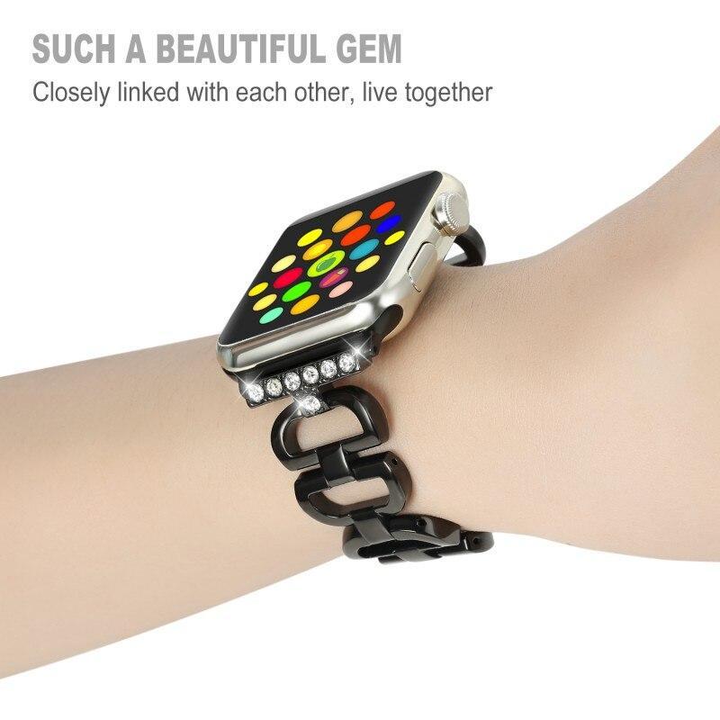 link bracelet strap For Apple watch band 42mm/38mm correa Stainless Steel metal clock wrist belt watchband For Iwatch 3/2/1