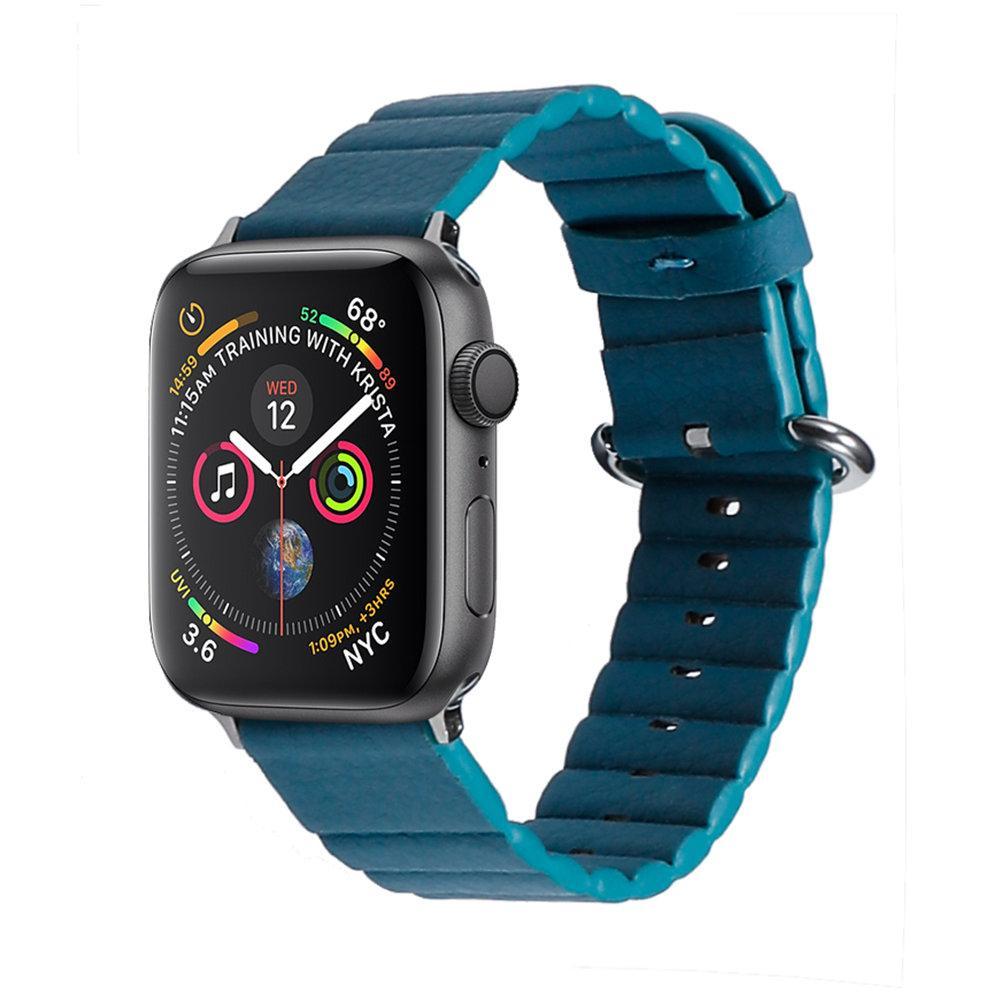 Leather loop strap For Apple watch 5 4 3 band 44mm 40mm iwatch band 38mm 42mm correa Genuine leather belt watchband bracelet