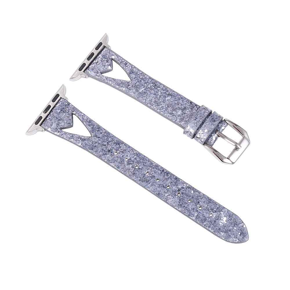 Leather Strap For Apple watch band 40mm 44mm iwatch band 38mm 42mm Shining Genuine Leather strap apple watch 4 3 2 1 Accessories