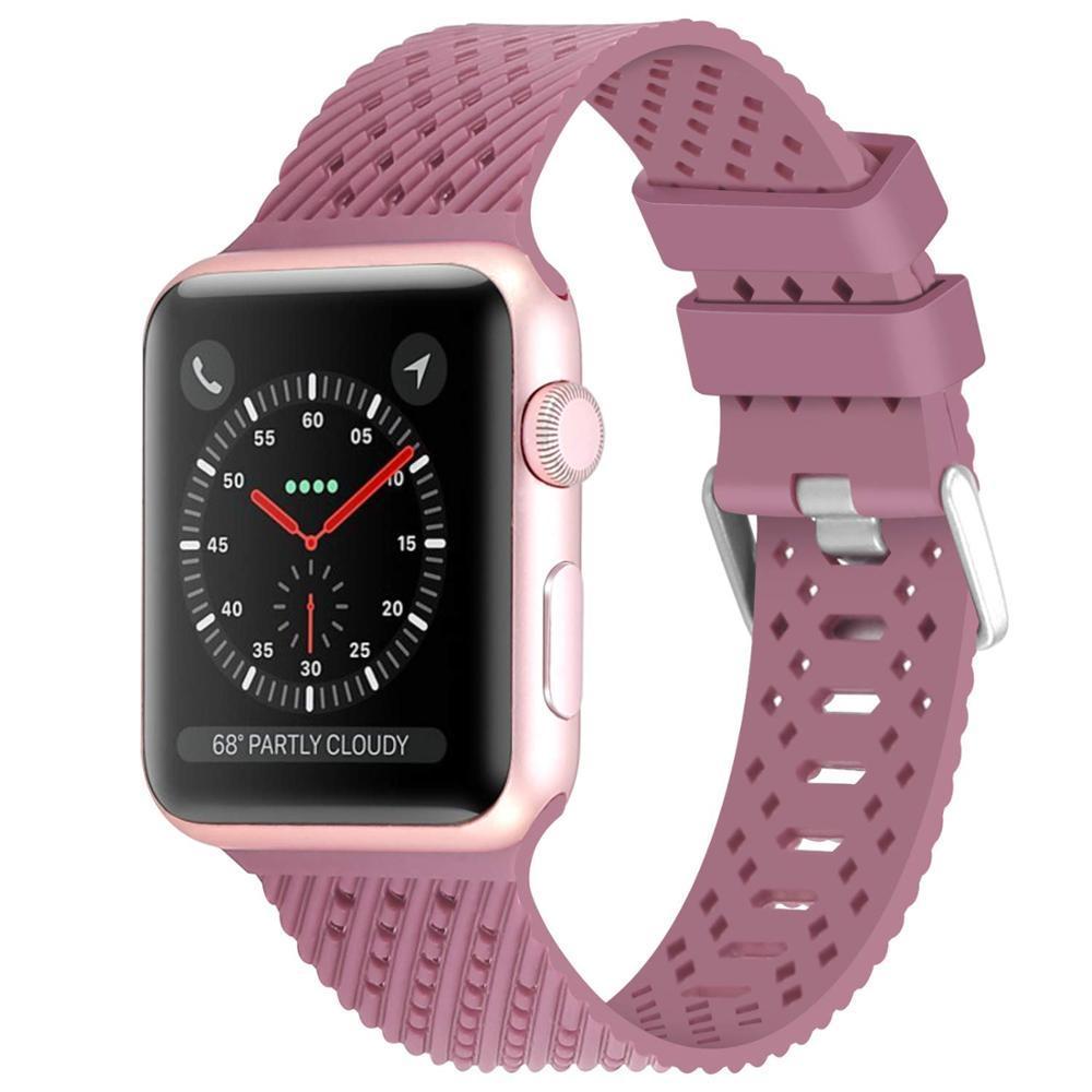 Silicone Strap For Apple watch band apple watch 5 4 3 band 44mm 40mm iwatch band 42mm 38mm correa 3D Texture watchband bracelet