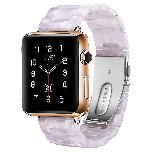 Resin strap For Apple watch band 44 mm 40mm iwatch band 42mm 38mm stainless steel buckle Watchband bracelet Apple watch 5 4 3 21