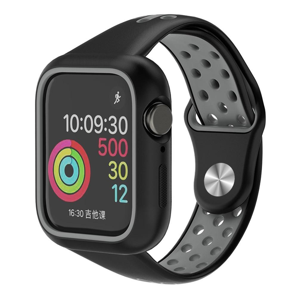 Case+strap for Apple watch 4 band 44mm 40mm iwatch 4 band silicone bracelet protector watch case cover+watchband Accessories
