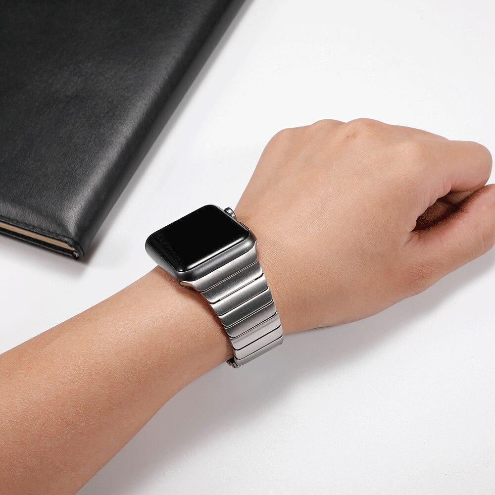 Stainless steel strap For Apple watch band apple watch 4 3 5 band 44mm/40mm iwatch 42mm 38mm correa Luxury Link bracelet belt