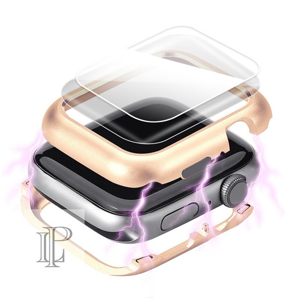 Magnetic cover For Apple Watch case apple watch 4 5 44mm/40mm iwatch band screen protector protective glass