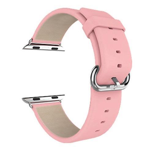 Leather strap For Apple Watch band pulseira apple watch 4 3 5 band 44mm/40mm 42mm/38mm correa iwatch band Classic Bracelet