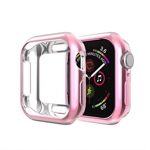 Cover case For Apple watch 4 3 5 case Apple Watch band 44mm 40mm 42mm/38mm Iwatch case TPU soft silicone Protect bumper