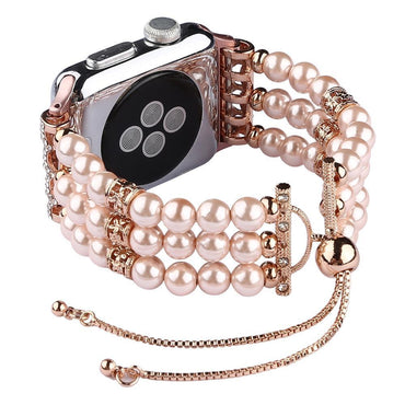 Fashion pearl Strap for apple watch 5 4 band 44mm 40mm iwatch band 42mm correa apple watch 38 mm women belt bracelet watchband 3