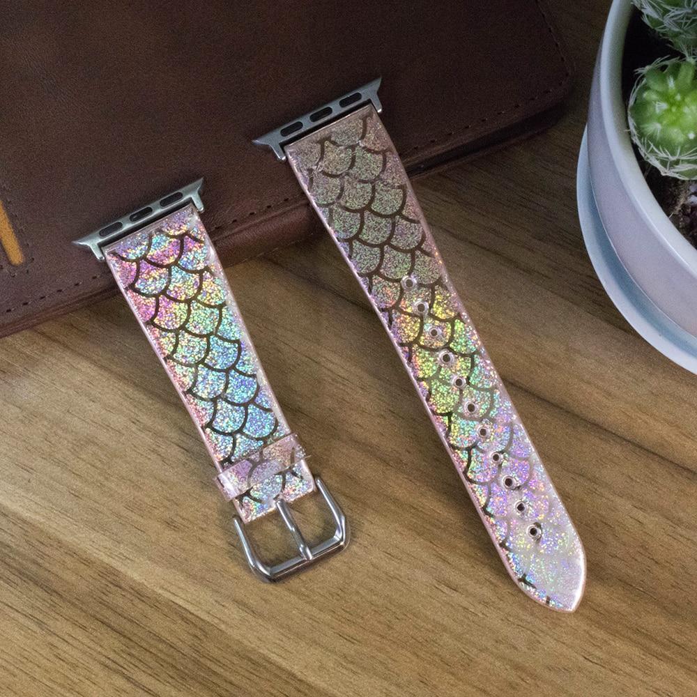 Genuine Leather strap For apple watch band 40mm 38mm correa iwatch band 44mm 42mm bracelet belt watchband AW series 5 4 3 2 1