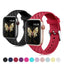 Sport silicone strap for apple watch 5 4 band 44mm/40mm correa iwatch series 5 4 3 2 1 42mm/38mm rubber wrist watchband belt
