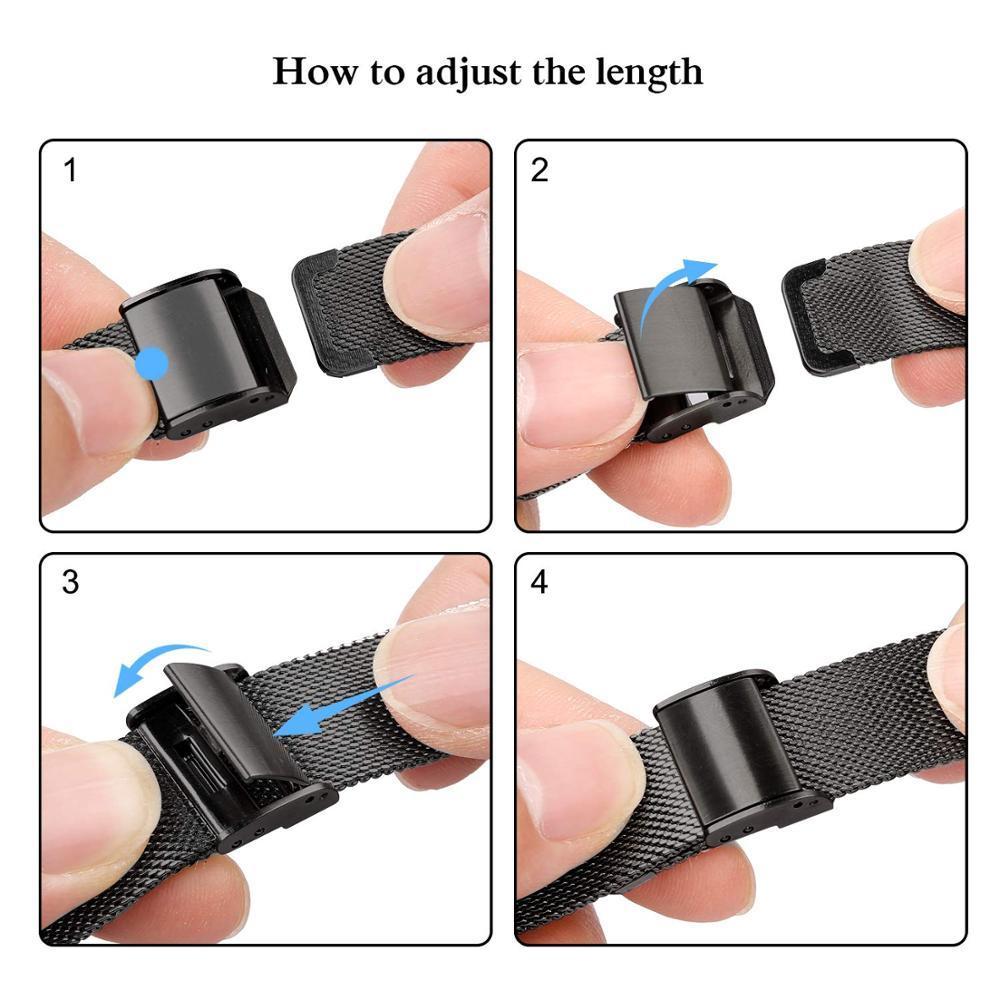 Milanese Loop strap For Apple Watch band 5 44mm 40mm iWatch band 42/38mm Stainless steel metal bracelet Apple watch 5 4 3 2 1