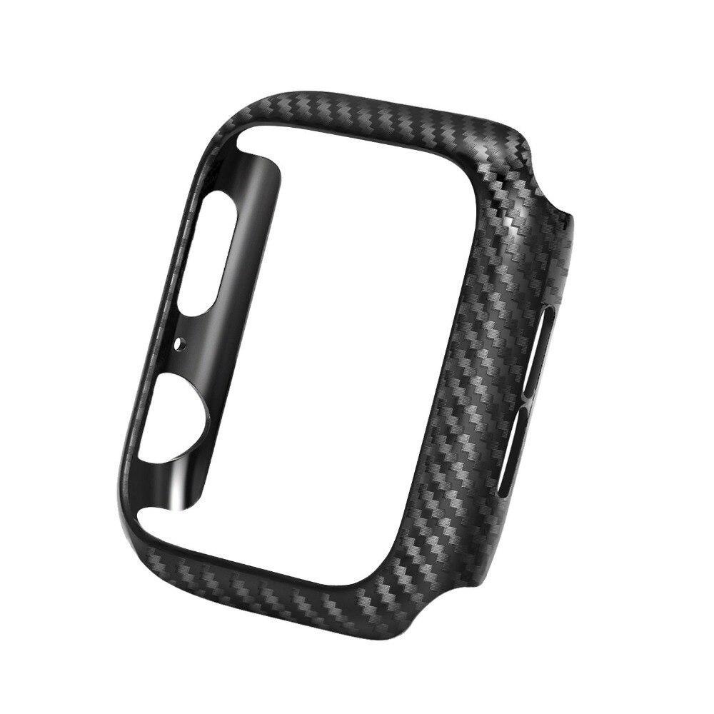 Carbon fiber Case+Strap For Apple watch band 5 4 3 44mm 40mm iWatch band 42mm/38mm watchband Bracelet Apple watch 5 4 3 2 1