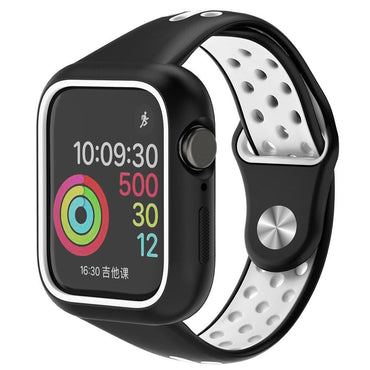 Case+strap for Apple watch 4 band 44mm 40mm iwatch 4 band silicone bracelet protector watch case cover+watchband Accessories
