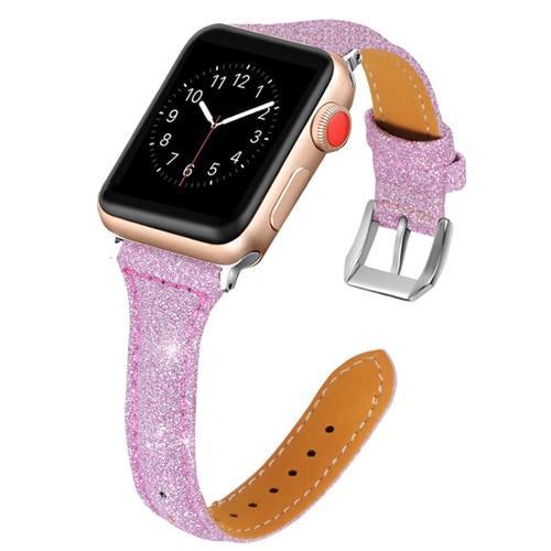 Leather Strap for Apple watch band 38mm 42mm iWatch band 40mm 44 mm Cow Leather watchband belt bracelet Apple watch 4 3 2 1