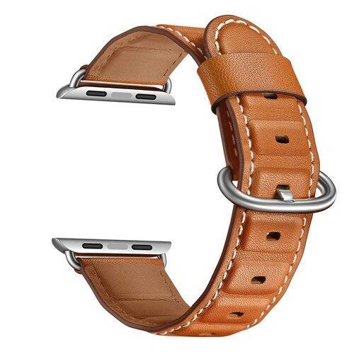 Genuine leather strap for apple watch band 42mm 38mm 44mm 40mm iwatch series 4 3 2 1 accessories replacement bracelet clock belt