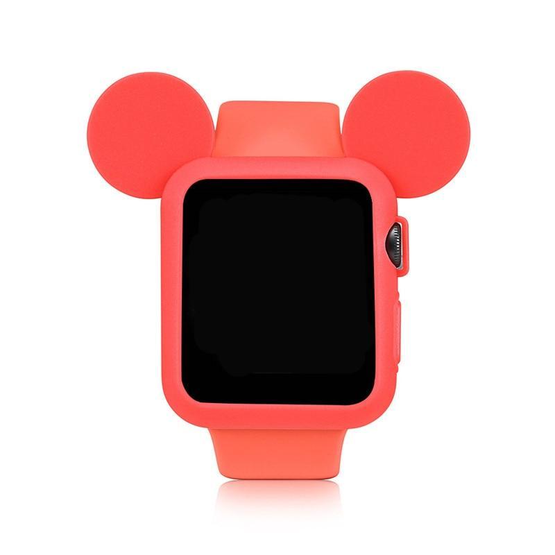 Apple Watch band apple watch 4 3 5 44mm/40mm iWatch band 42mm/38mm Mouse ears Cute cartoon protective shell