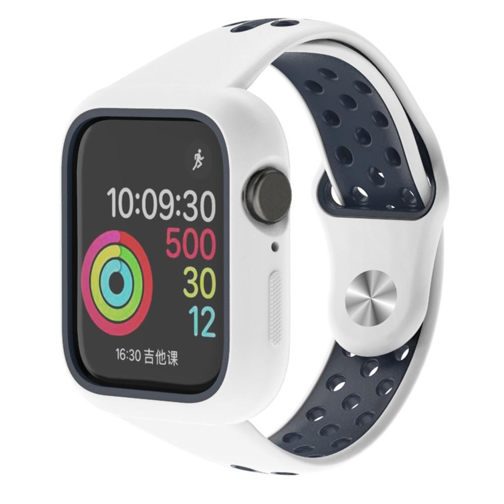 Case+strap for Apple watch 4 band 44mm 40mm iwatch 4 band silicone bracelet protector watch case cover+watchband Accessories