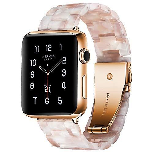 Resin strap For Apple watch band 44 mm 40mm iwatch band 42mm 38mm stainless steel buckle Watchband bracelet Apple watch 5 4 3 21