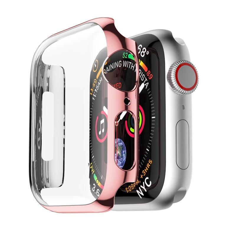 Case cover For Apple Watch band apple watch 5 4 3 case 42mm 38mm appel watch iwatch 4 3 2 1 44 mm/40mm Screen protector cover