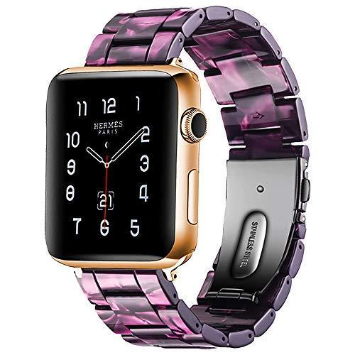 Resin strap For Apple watch band 44 mm 40mm iwatch band 42mm 38mm stainless steel buckle Watchband bracelet Apple watch 5 4 3 21