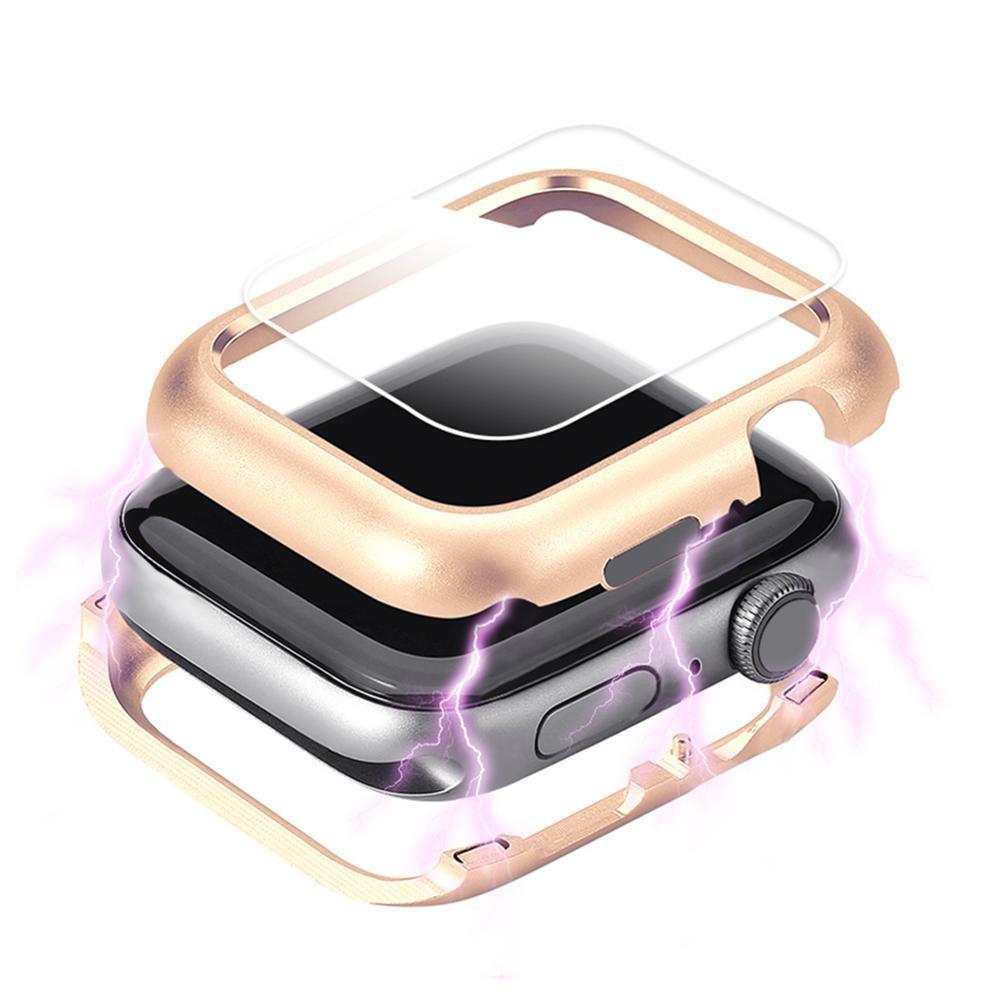 case+Strap For Apple Watch band 42mm 38mm apple watch 4 3 5 iwatch band correa Stainless Steel pulseira Butterfly watchband