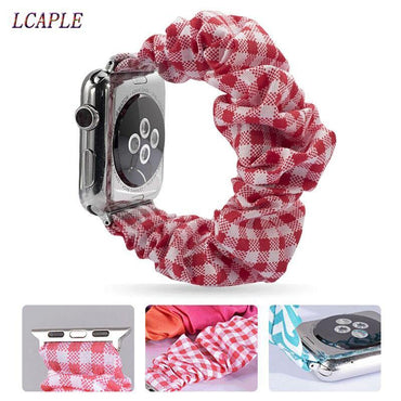 Elastic Strap for apple watch band 44mm 40mm apple watch 5 4 3 2 1 iwatch band 42mm 38mm women bracelet watchband Accessories