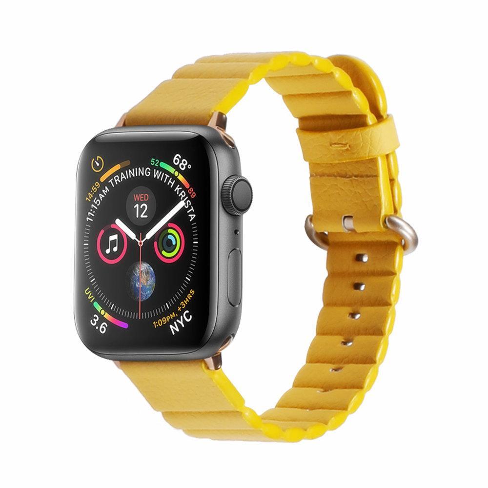Leather loop strap For Apple watch 5 4 3 band 44mm 40mm iwatch band 38mm 42mm correa Genuine leather belt watchband bracelet