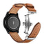 Leather Galaxy watch 46mm strap For Samsung Gear S3 Frontier 22mm watch band butterfly amazfit gtr 47mm huawei watch gt strap