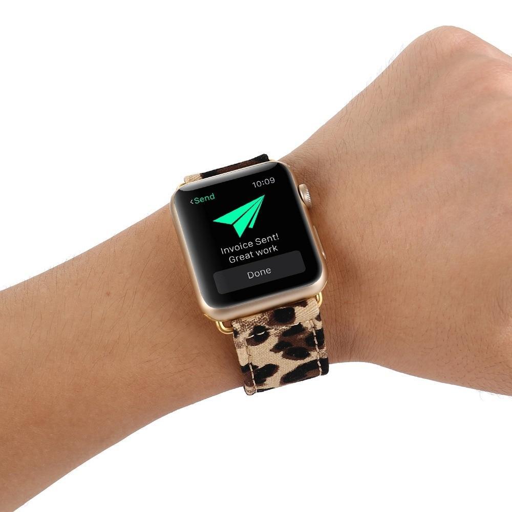 Genuine Leather strap For Apple Watch 4 band 44mm 40mm Iwatch Series 4 3 2 1 42mm/38mm Fashion Women wrist Bracelet belt