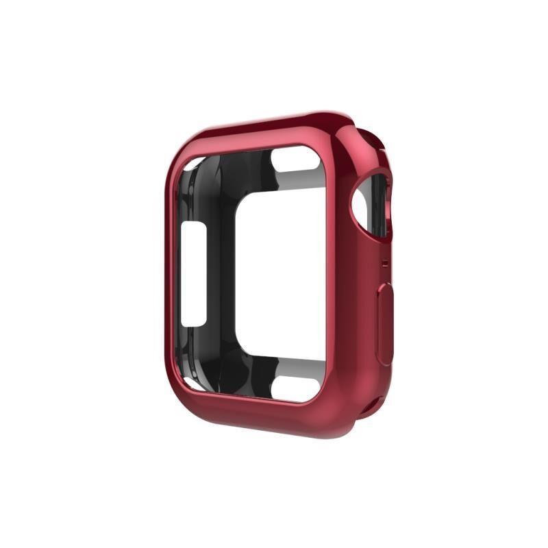Case Cover For Apple Watch band apple watch 5 4 3 44mm 40mm Iwatch series 4 5 silicone case rubber TPU Soft Protect frame shell