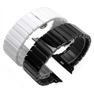 Ceramic For Apple Watch Band 42mm/38mm iwatch i watch strap series 5 4 3 2 1 Butterfly Loop wrist bands Link Bracelet belt